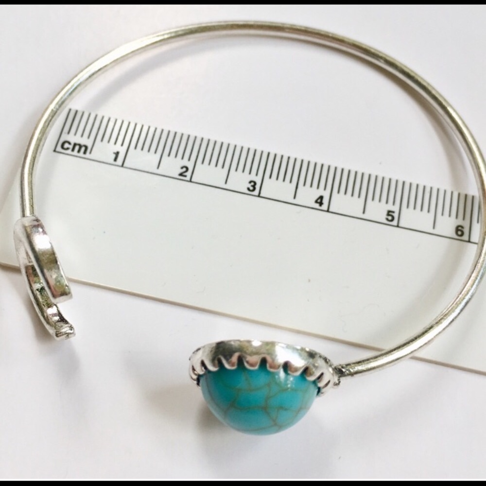 Antique Moon Bangle Adjustable Bracelet - Picture 4 of 7